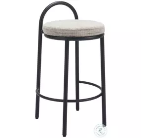 Sisal Beige Tweed Counter Height Stool Set Of 2
