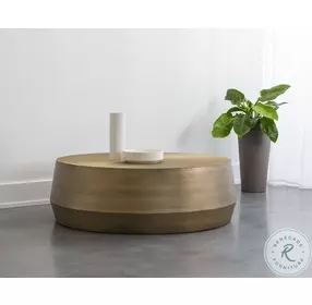 Evers Antique Gold Large Coffee Table