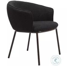 Essen Black And Bronze Dining Chair