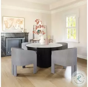 Hull Slate Gray Performance Fabric Accent Chair