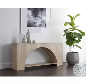 Salma Light Wash Console Table