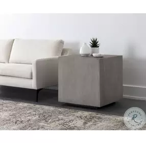 Frezco Gray End Table