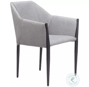 Andover Slate Gray Performance Fabric Dining Chair Set Of 2