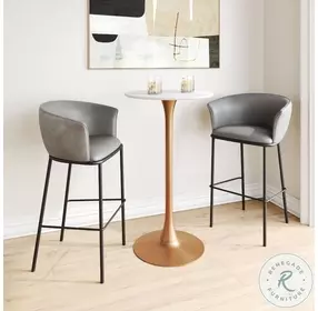 Garston Gray Bar Stool