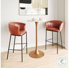 Garston Brown Bar Stool