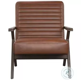 Peyton Bravo Cognac Lounge Chair