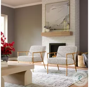 Norrebro Beige Frost Accent Chair