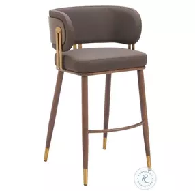 Brew Brown And Walnut Bar Stool Set Of 2