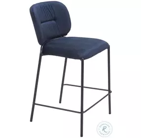 Plat Blue Counter Height Stool Set Of 2