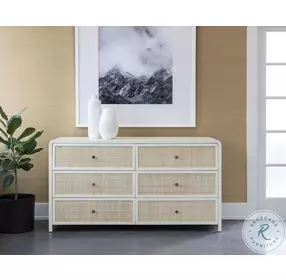 Zerona White Small Dresser