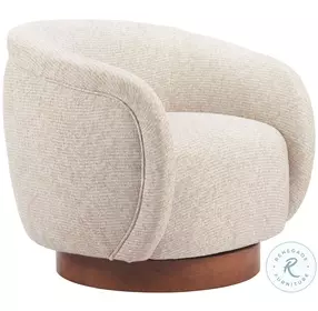 Vinta Beige Swivel Chair