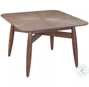 Silea Espresso Square Dining Table