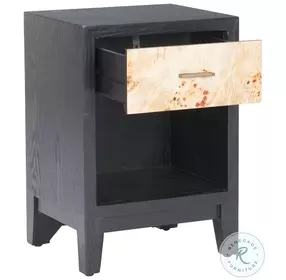 Noite Black Side Table