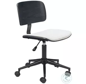 Duravel White Adjustable Office Chair