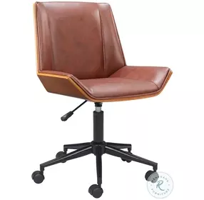 Maker Brown Adjustable Office Chair