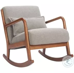 Hady Gray Rocking Chair