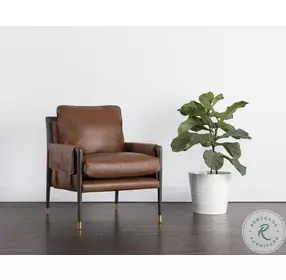 Lazaro Tobacco Arm Chair