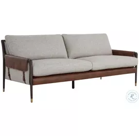 Lazaro Vault Fog Sofa