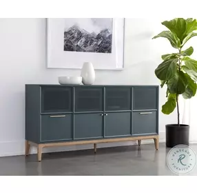 Ellandria Teal And Light Wash Sideboard