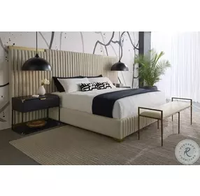 Doone Black Nightstand