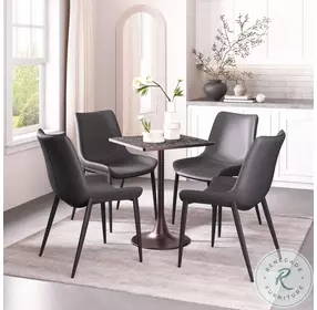 Magnus Black Dining Chair Set Of 2