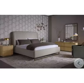 Kalla Natural And Brushed Gold Dresser