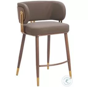 Brew Brown Counter Height Stool