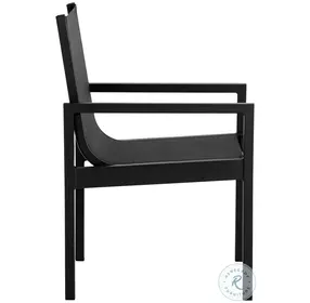 Tiverton Black Outdoor Dining Arm Chair Set of 2