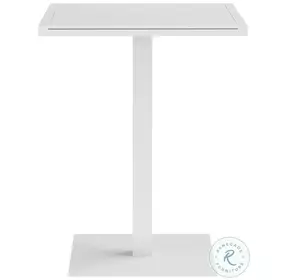 Merano White Outdoor Bar Table