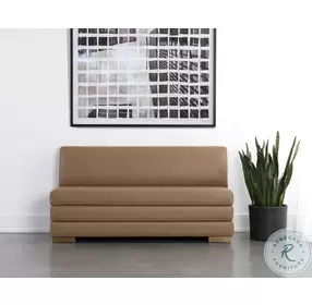 Radcliff Milliken Cognac Banquette