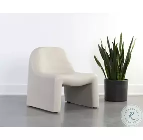 Kessel Cream Outdoor Lounge Chair