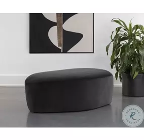 Soraya Shadow Gray Ottoman