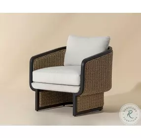 Olbia Louis Cream Outdoor Lounge Chair