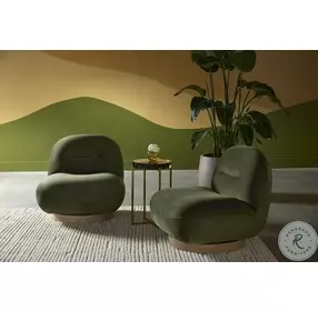 Mira Smoked And Antique Brass Glass End Table