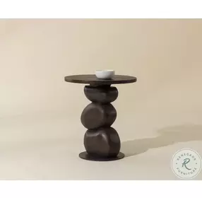 Paplo Medium Brown End Table