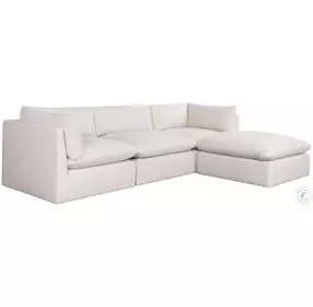 Sarelle Effie Linen Ottoman