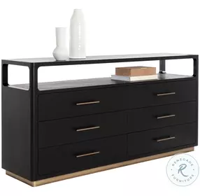Danette Black Dresser