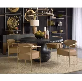 Tapio Matte Black And Copper Sideboard