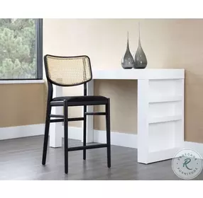 Annex Abbington Black Counter Height Stool