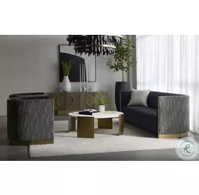 Radwin Abbington Black Arm Chair