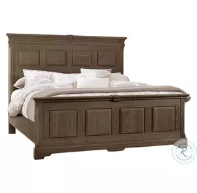 Heritage Cobblestone Oak Mansion Bedroom Set