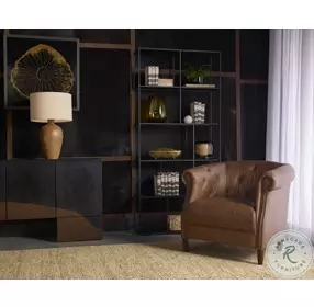 Marjoryn Cognac Lounge Chair