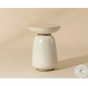 Hali Cream End Table