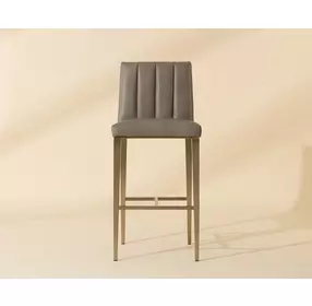 Wilbur Ivanhoe Mineral Upholstered Bar Stool