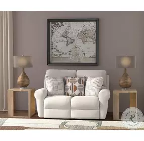 Kellen Ecru Lay Flat Reclining 63" Loveseat