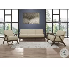 Damala Light Brown Accent Chair