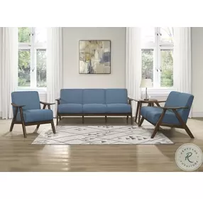 Damala Blue Accent Chair