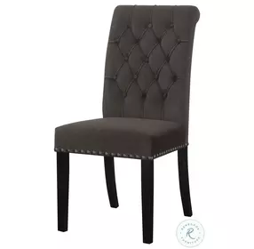 Phelps Brown and Rustic Espresso Side Chair Set of 2