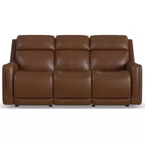 Alister Sedona Brown Triple Power Glider Reclining Living Room Set