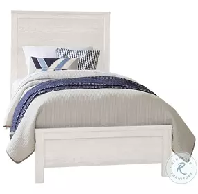 Fundamentals White Youth Panel Bedroom Set
